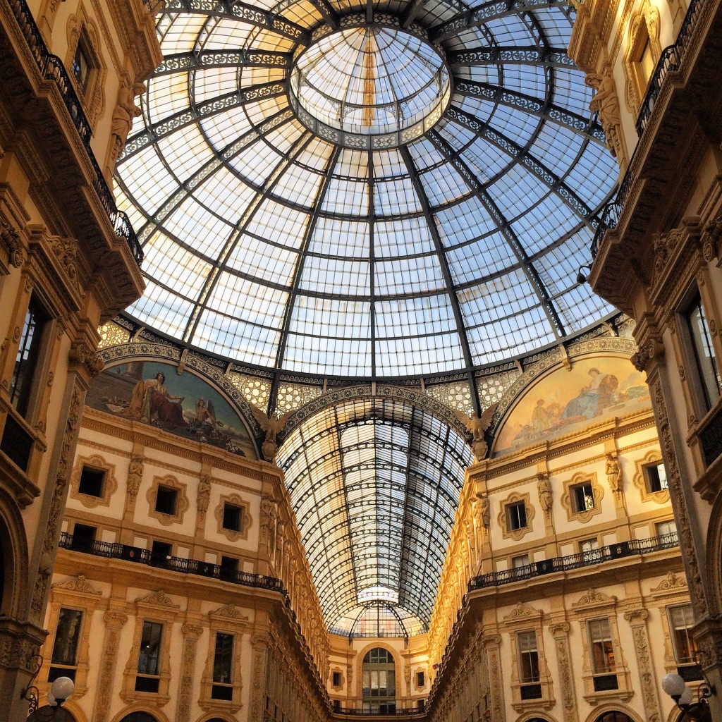 la Galleria Vittorio Emanuele II